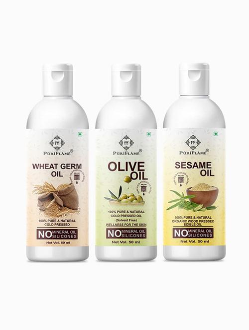 pack of 3 puri flame hair oil - 18672459 - Very Small Image - 1