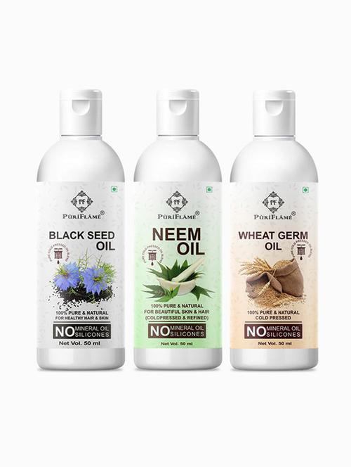 pack of 3 puri flame hair oil - 18672598 - Very Small Image - 1