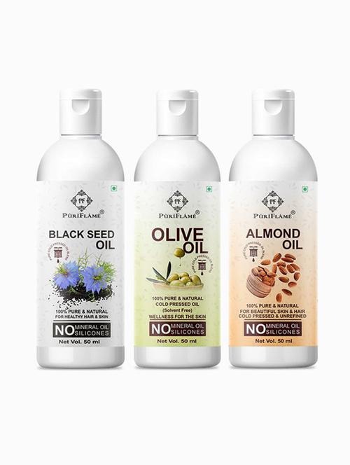 pack of 3 puri flame hair oil - 18672610 - Very Small Image - 1
