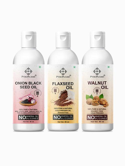 pack of 3 puri flame hair oil - 18672628 - Very Small Image - 1
