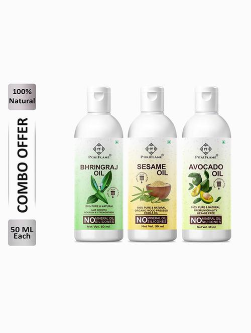 pack of 3 puri flame hair oil - 18672686 - Very Small Image - 1