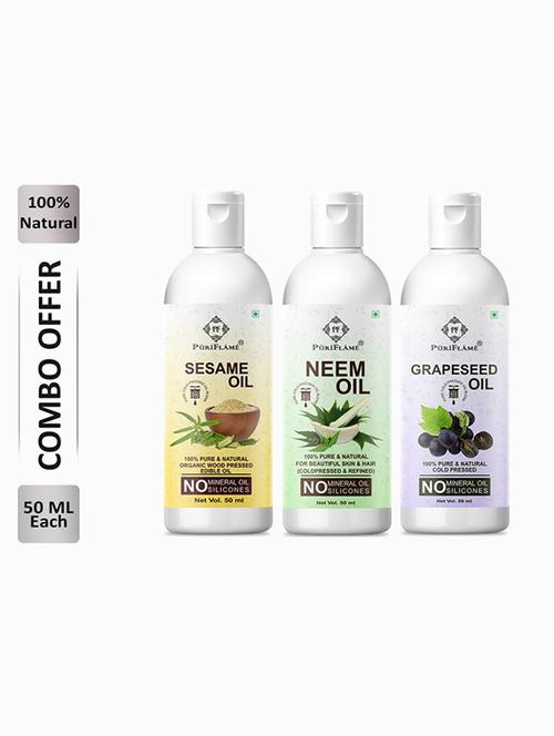 pack of 3 puri flame hair oil - 18672687 - Very Small Image - 1