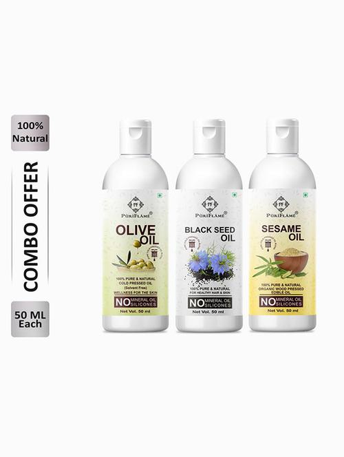 pack of 3 puri flame hair oil - 18672689 - Very Small Image - 1