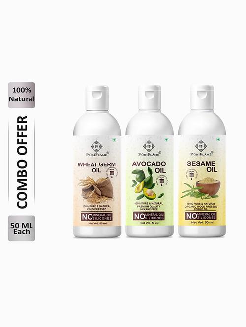 pack of 3 puri flame hair oil - 18672726 - Very Small Image - 1