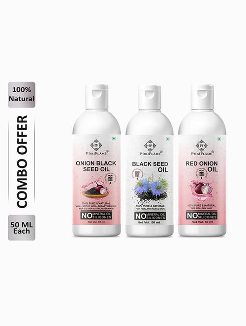 pack of 3 puri flame hair oil - 18672755 - Very Small Image - 1