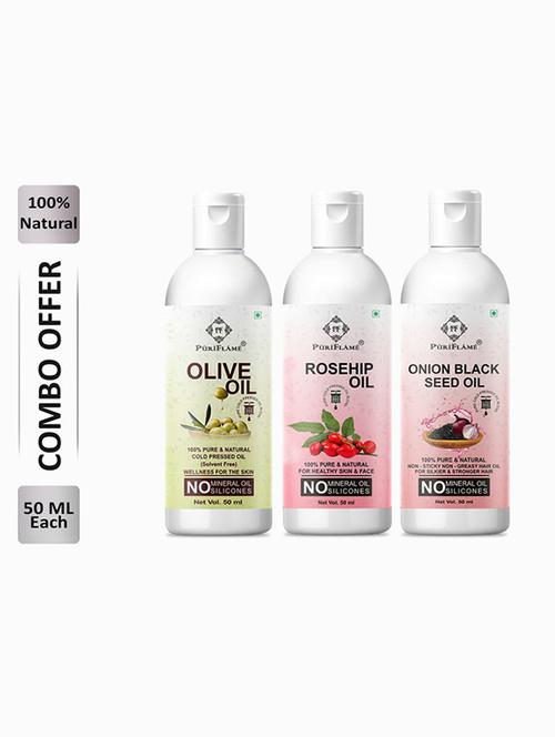 pack of 3 puri flame hair oil - 18672765 - Very Small Image - 1