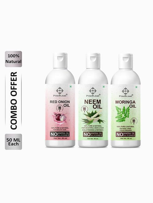 pack of 3 puri flame hair oil - 18672787 - Very Small Image - 1