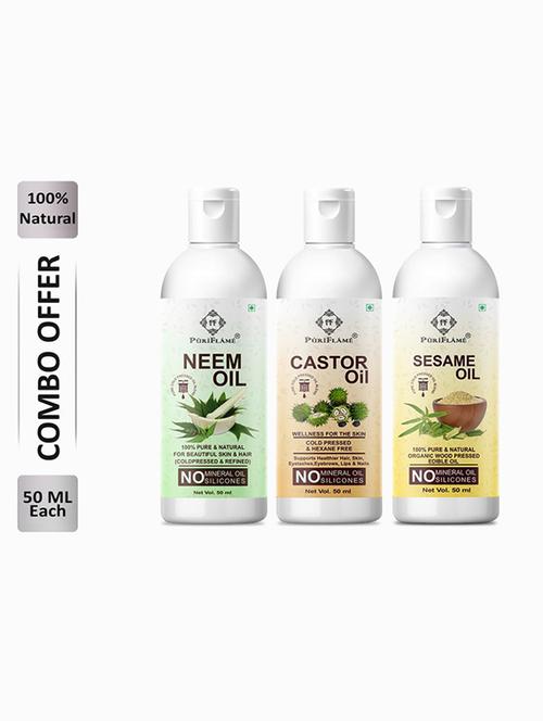 pack of 3 puri flame hair oil - 18672815 - Very Small Image - 1