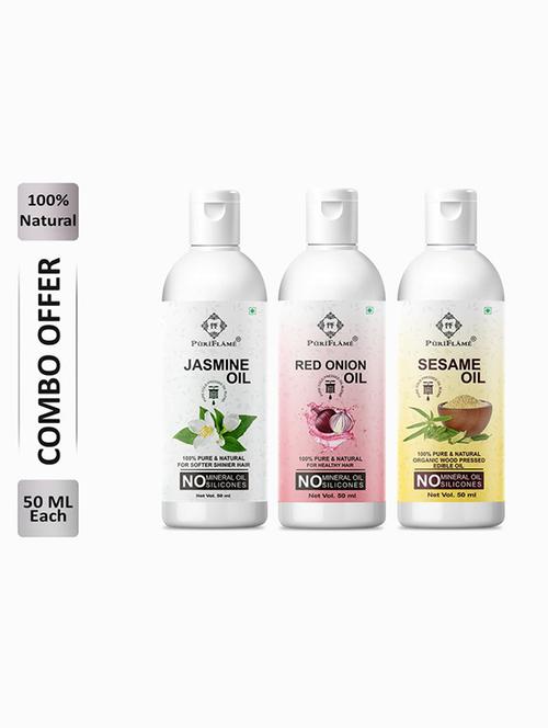 pack of 3 puri flame hair oil - 18672834 - Very Small Image - 1