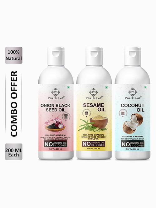 pack of 3 hair oil combo - 18675272 - Very Small Image - 1