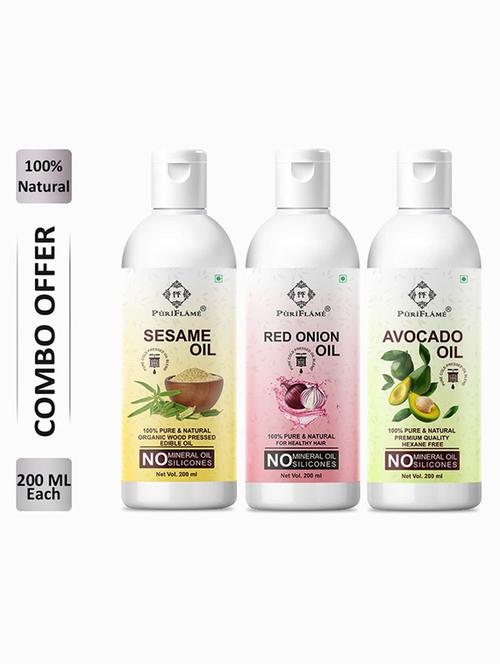 pack of 3 hair oil combo - 18675498 - Very Small Image - 1