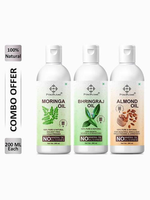 puri flame combo set hair oil - 18675534 - Very Small Image - 1