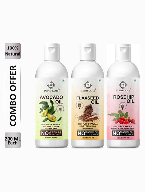 pack of 3 puri flame hair oil - 18675583 - Very Small Image - 1