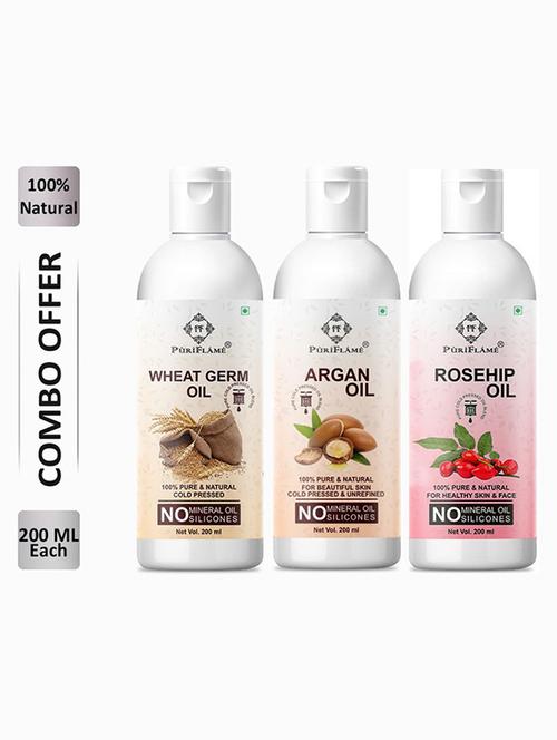 pack of 3 puri flame hair oil - 18675642 - Very Small Image - 1