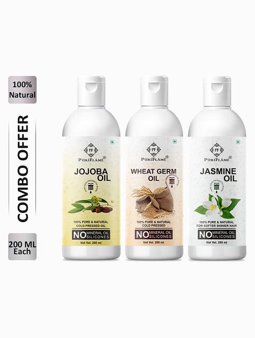 pack of 3 puriflame hair oil - 18675697 - Very Small Image - 1
