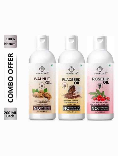 pack of 3 puriflame hair oil - 18675704 - Very Small Image - 1