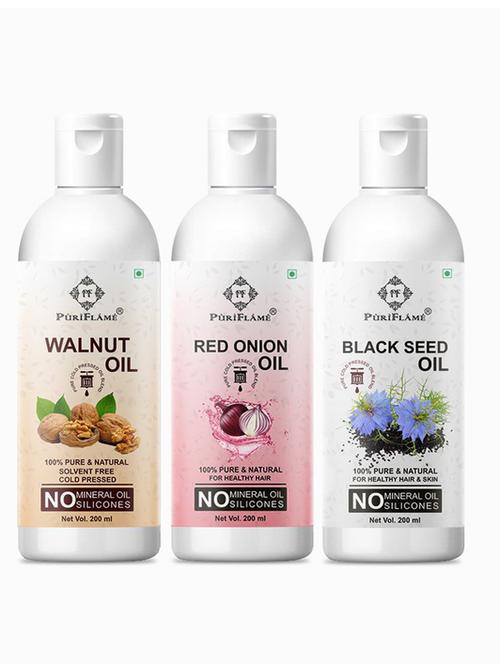 pack of 3 puri flame hair oil - 18676040 - Very Small Image - 1