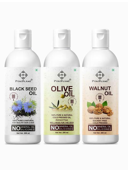 pack of 3 puri flame hair oil - 18676100 - Very Small Image - 1