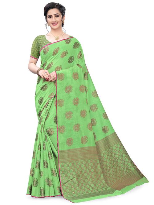 self design woven saree - 18678862 - Very Small Image - 1