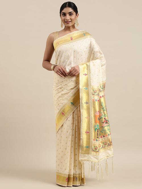 self design paithani saree - 18678901 - Very Small Image - 1