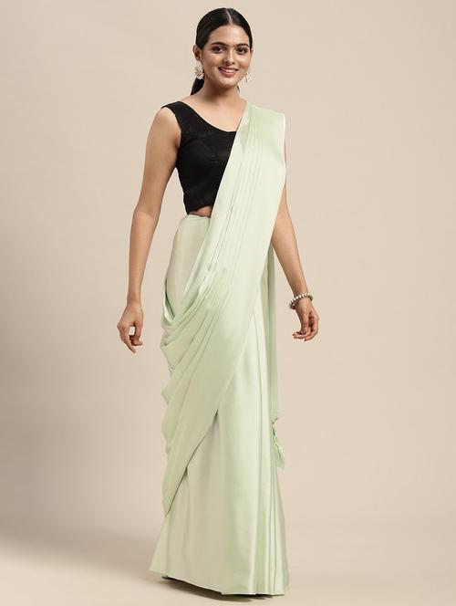 light green coloured saree - 18679253 - Very Small Image - 1
