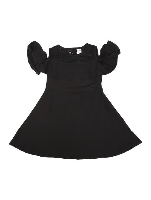 girls round neck short sleeves frock - 18679431 - Very Small Image - 1