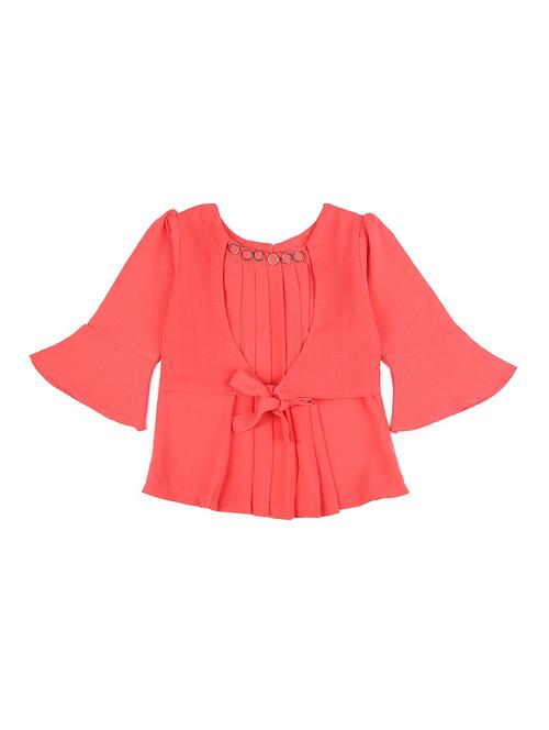 girls round neck top - 18679580 - Very Small Image - 1