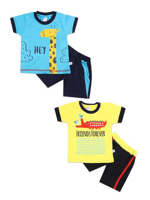 boys pack off 2 printed twin sets - 18679773 - Very Small Image - 1
