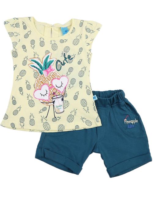 girls printed shorts set - 18679956 - Very Small Image - 1