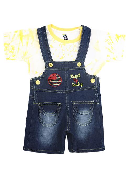 girls printed dungarees - 18679959 - Very Small Image - 1