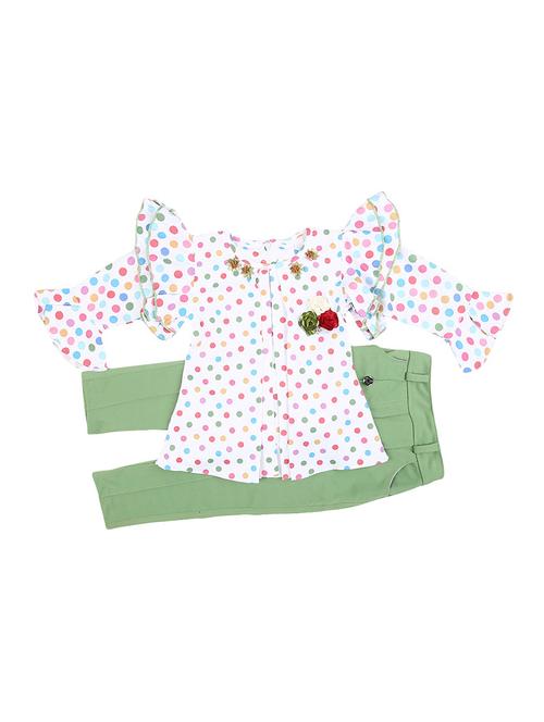 green cotton twin set - 18680066 - Very Small Image - 1