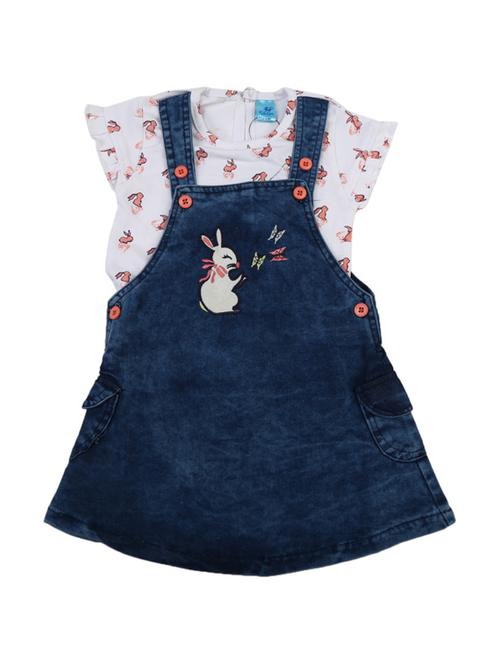 girls round neck sleeveless frock - 18680224 - Very Small Image - 1