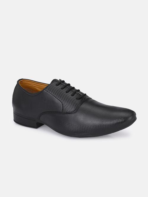 black lace-up oxford formal shoes - 18680476 - Very Small Image - 1