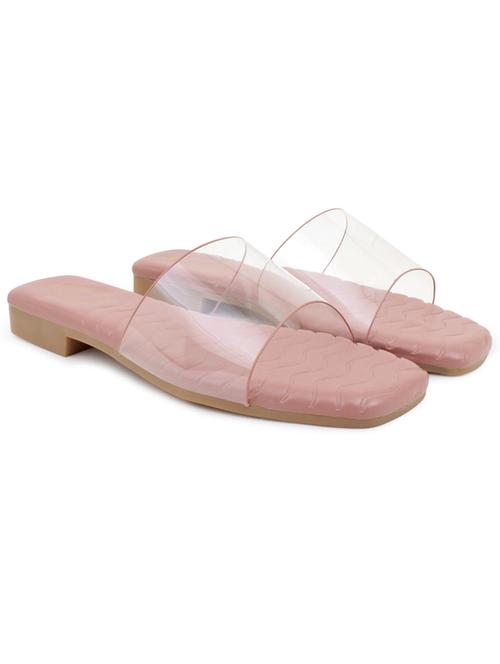 women solid slip on sandal - 18682805 - Very Small Image - 1
