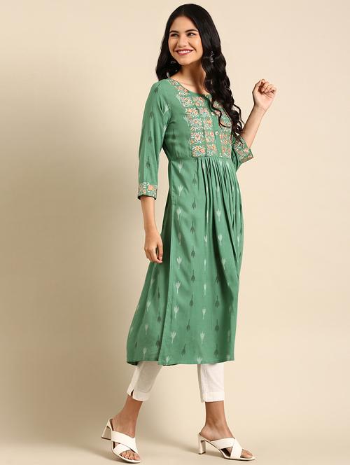 women's a-line kurta - 18683089 - Very Small Image - 1
