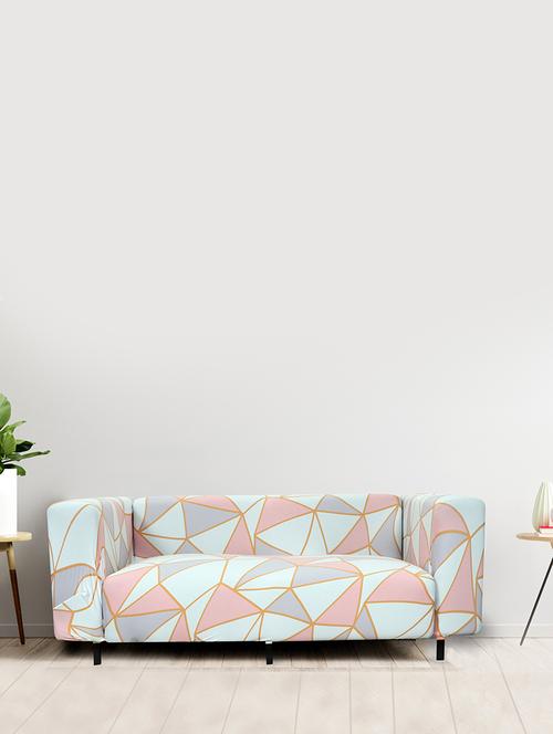 universal sofa cover big elasticity cover for couch flexible stretch sofa slipcover (pink prism) - 18684491 - Very Small Image - 1
