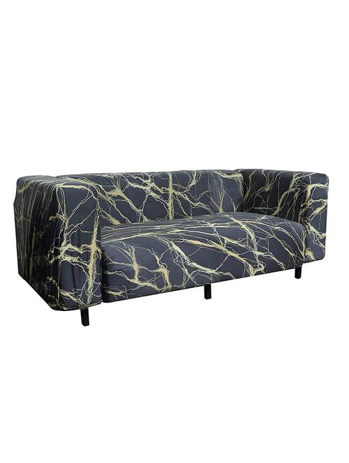 universal triple seater sofa cover big elasticity cover for couch flexible stretch sofa slipcover-grey/gold - 18684526 - Very Small Image - 1