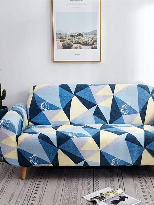 universal sofa cover big elasticity cover for couch flexible stretch sofa slipcover (blue prism) - 18684780 - Very Small Image - 1