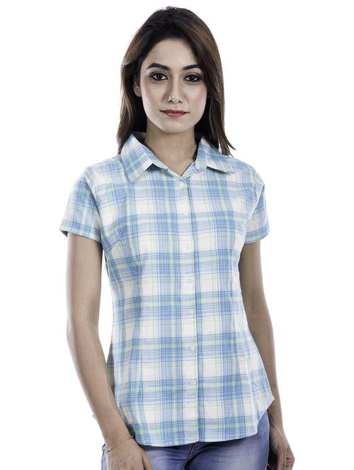 checkered regular shirt - 18685070 - Very Small Image - 1