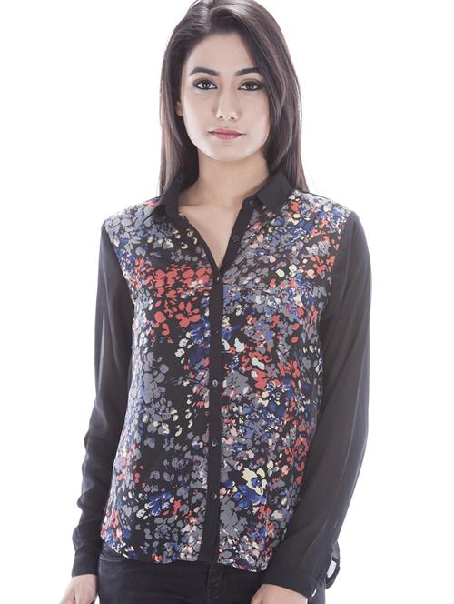 floral printed regular shirt - 18685080 - Very Small Image - 1