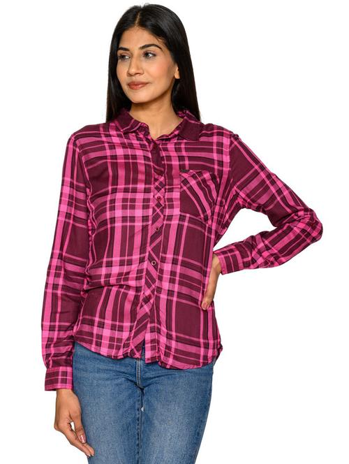 checkered regular shirt - 18685097 - Very Small Image - 1