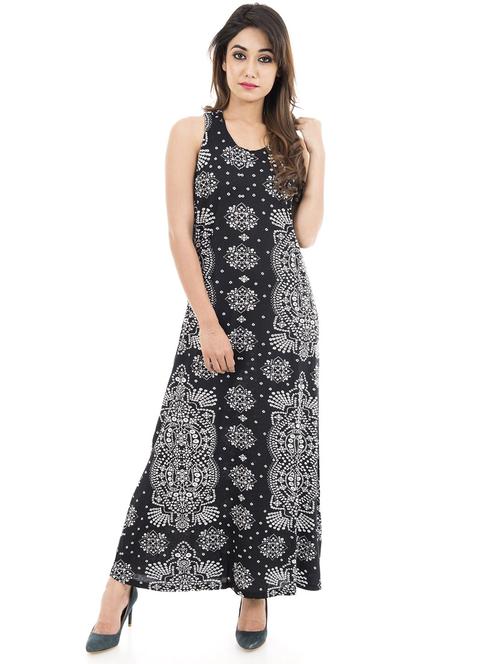 black viscose dress - 18685131 - Very Small Image - 1