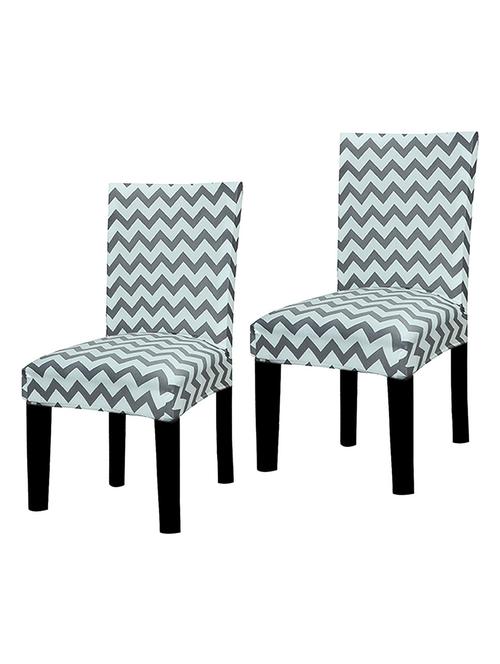 set of 2 printed chair cover - 18685493 - Very Small Image - 1