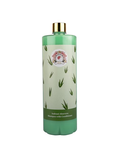 indrani aloevra shampoo with conditioner for women to reduce hair fall, promote hair growth, control dandruff 1kg - 18686177 - Very Small Image - 1