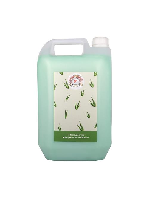 indrani alovera shampoo with conditioner for women to reduce hair fall, promote hair growth, control dandruff 5kg - 18686178 - Very Small Image - 1