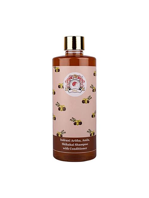 indrani aritha, amla, shikakai shampoo with conditioner 500ml - 18686179 - Very Small Image - 1