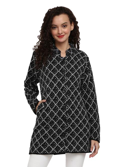 button up wool cardigan - 18687999 - Very Small Image - 1