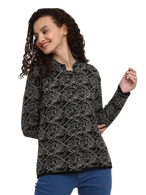 button up wool cardigan - 18688002 - Very Small Image - 1