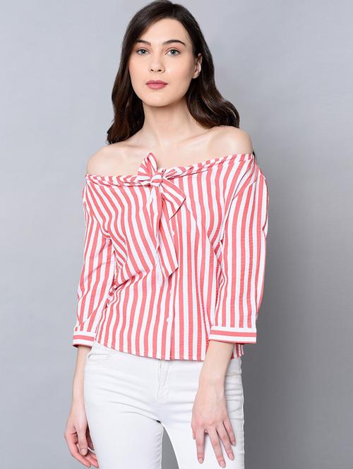 multi colored cotton blend regular top - 18688063 - Very Small Image - 1