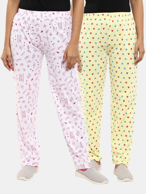 pack of 2 printed nightwear pajamas - 18688731 - Very Small Image - 1